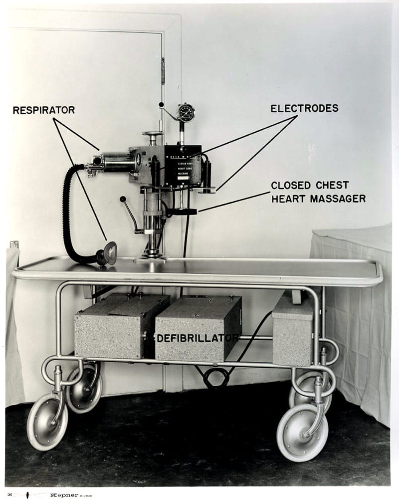 An early defibrillator